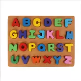 Ignited Minds Wooden English Small Letters Puzzle Toy, Educational and Learning Toy - ABC
